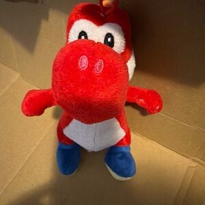 Nintendo Red and Blue Yoshi Plush